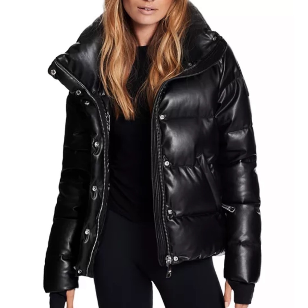 SAM Isabel Vegan Leather Jacket